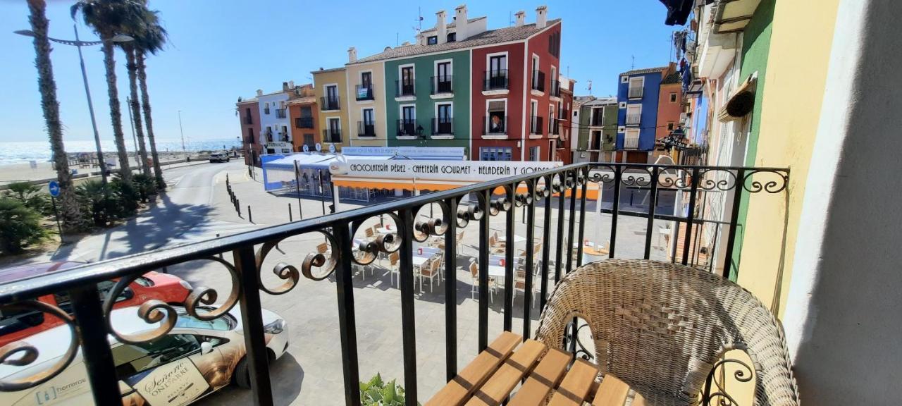 Ar28-1, Coqueto Apartamento En Primera Linea De Playa Villajoyosa Buitenkant foto