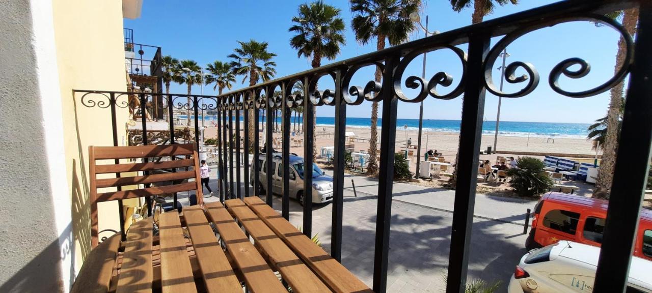 Ar28-1, Coqueto Apartamento En Primera Linea De Playa Villajoyosa Buitenkant foto