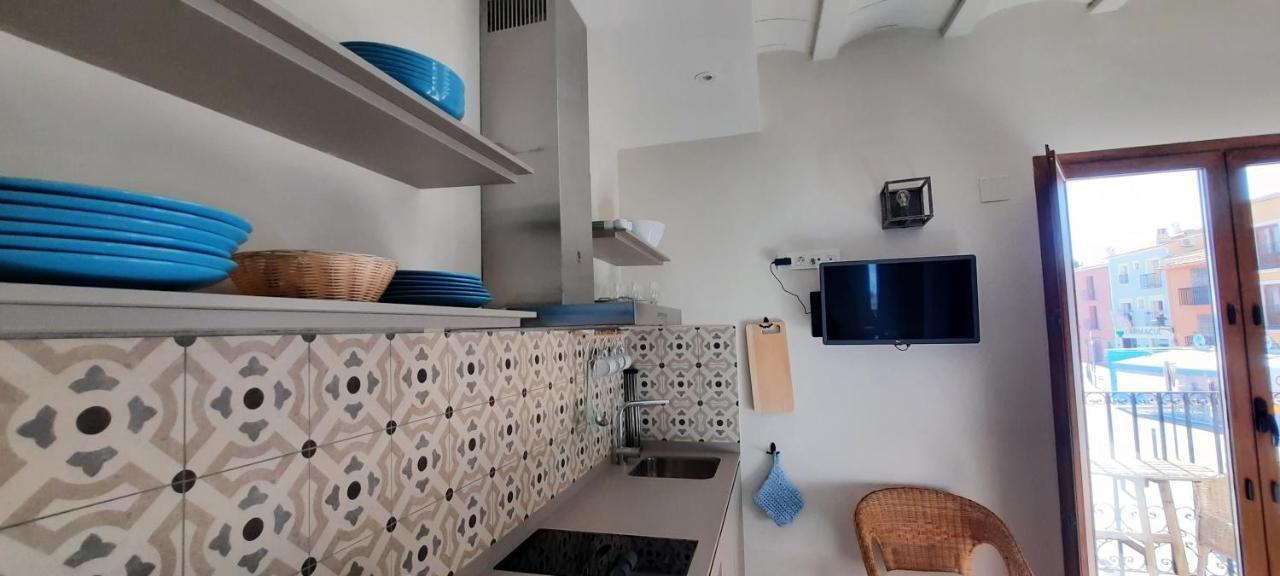 Ar28-1, Coqueto Apartamento En Primera Linea De Playa Villajoyosa Buitenkant foto