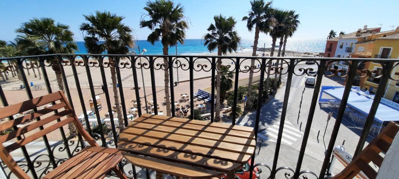 Ar28-1, Coqueto Apartamento En Primera Linea De Playa Villajoyosa Buitenkant foto