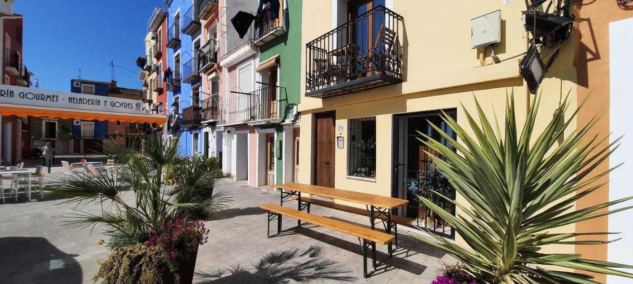 Ar28-1, Coqueto Apartamento En Primera Linea De Playa Villajoyosa Buitenkant foto