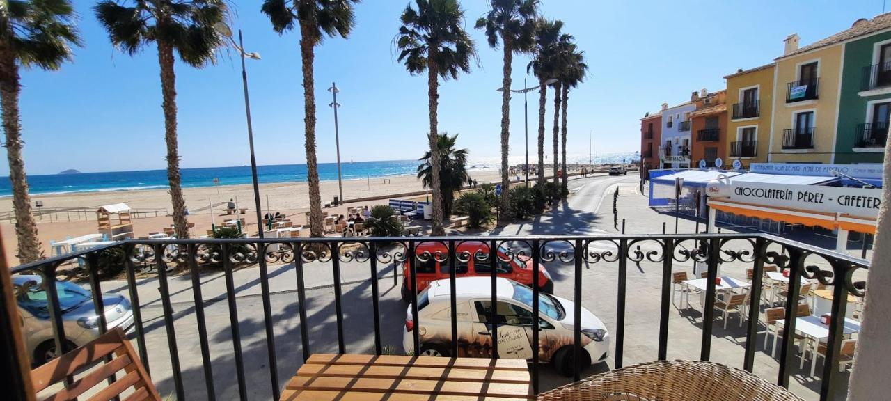 Ar28-1, Coqueto Apartamento En Primera Linea De Playa Villajoyosa Buitenkant foto
